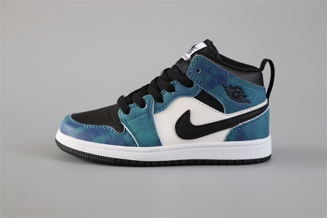 Youth Running Weapon Air Jordan 1 Teal/White Shoes 0181